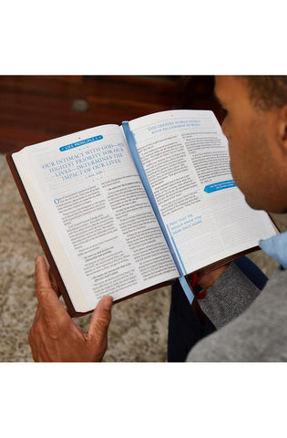 Image of NASB, Charles F. Stanley Life Principles Bible, 2nd Edition, Leathersoft, Black, Comfort Print: Holy Bible, New American Standard Bible