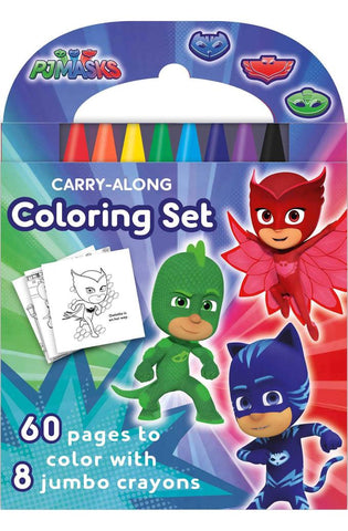 Image of PJ Masks: Carry-Along Coloring Set