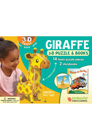 Image of Giraffe 3-D Puzzle & 2-Book Set