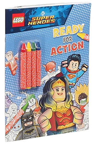 Image of LEGO DC Super Heroes: Ready for Action (Color & Activity with Crayons)