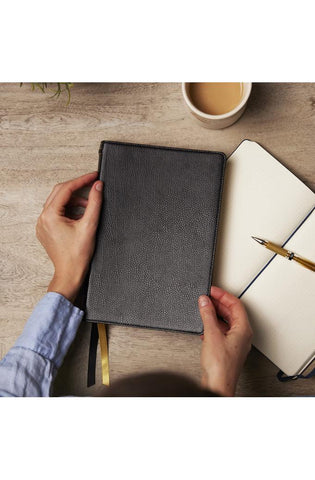 Image of KJV Holy Bible with 73,000 Center-Column Cross References, Black Genuine Leather, Red Letter, Comfort Print (Thumb Indexed): King James Version