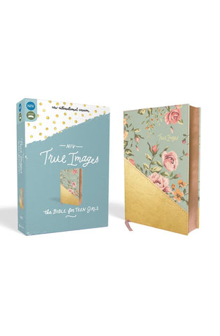 Image of NIV, True Images Bible, Leathersoft, Teal/Gold: The Bible for Teen Girls