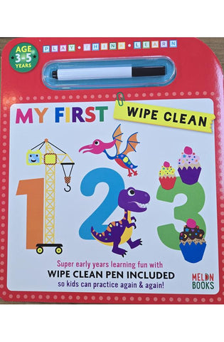 Image of 1,2,3 - My First Wipe Clean Book