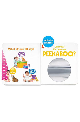 Image of Who Says Peekaboo?: A Highlights First Hide-and-Seek Book (Highlights Baby Mirror Board Books)