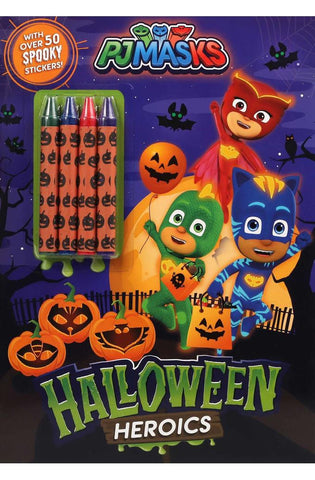 Image of PJ Masks: Halloween Heroics (Color & Activity with Crayons)