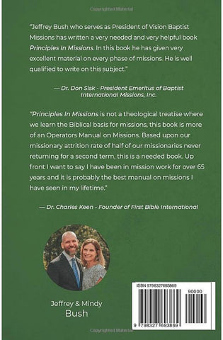 Image of Principles In Missions: Proven Principles For Church Planting