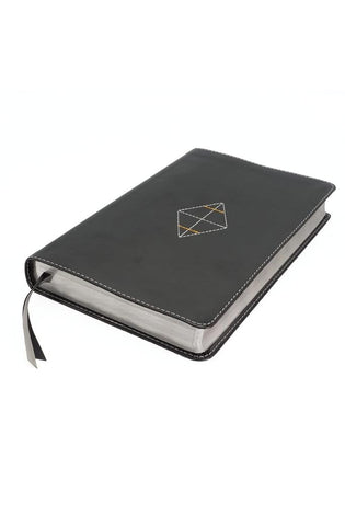 Image of NASB, Thinline Bible, Leathersoft, Black, Red Letter, 2020 Text, Comfort Print