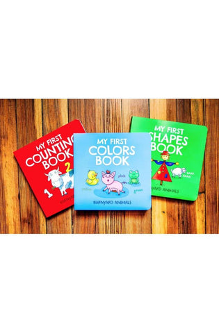 Image of The Barnyard Animals Box Set: My First Board Book Library (Barnyard Basics)