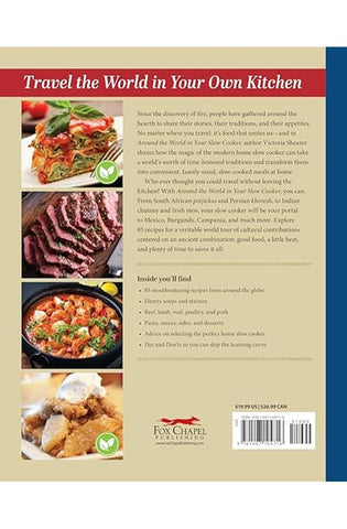 Image of Around the World in Your Slow Cooker: Global-Inspired, Family-Friendly Recipes (Fox Chapel Publishing) International Cookbook with Dishes from Africa, Cuba, Greece, India, Scotland, and More