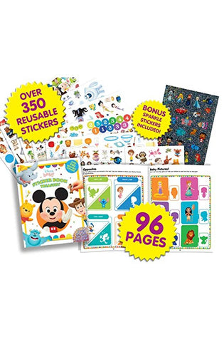 Image of Disney Baby Sticker Book Treasury - Activity Books for kids, 350 reusable stickers, 96 pages of fun