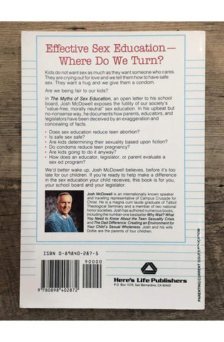 Image of The Myths of Sex Education: Josh McDowell's Open Letter to His School Board