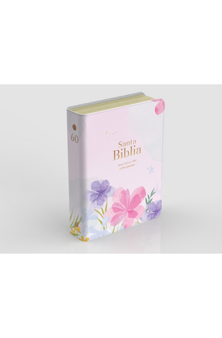 Image of Biblia RVR 1960 Compacta Letra Grande 11 puntos Símil Piel Violeta Claro