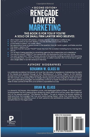 Image of Renegade Lawyer Marketing: What Today’s Solo and Small Firm Lawyers Do to Thrive in a World of SEO Agencies, Mass Advertisers, and Artificial Intelligence
