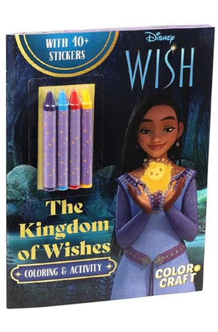 Image of Disney Wish: The Kingdom of Wishes Color & Craft (Color & Activity with Crayons)