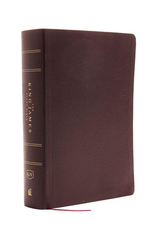 Image of KJV, The King James Study Bible, Bonded Leather, Burgundy, Red Letter, Full-Color Edition: Holy Bible, King James Version