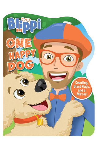 Image of Blippi: One Happy Dog (Shaped Board Books with Flaps)