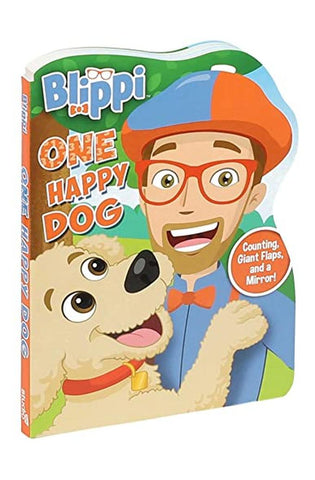 Image of Blippi: One Happy Dog (Shaped Board Books with Flaps)
