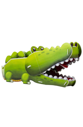 Image of Crocodile 3-D Puzzle & 2-Book Set