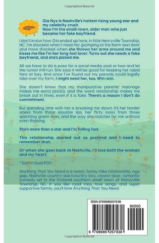 Image of Anything That You Need: A Sweet Fake Relationship Age Gap Small Town RomCom (The Anything Series)