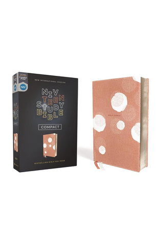 Image of NIV, Teen Study Bible (For Life Issues You Face Every Day), Compact, Leathersoft, Peach, Comfort Print