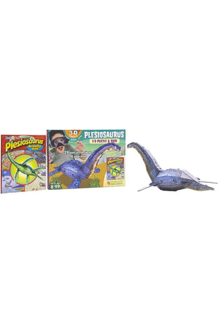 Image of Plesiosaurus 3-D Puzzle & Activity Book