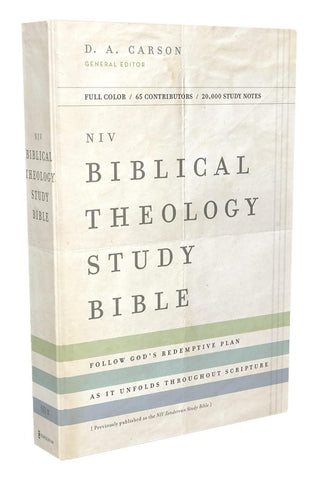 Image of NIV, Biblical Theology Study Bible (Trace the Themes of Scripture), Hardcover, Comfort Print: Follow God’s Redemptive Plan as It Unfolds throughout Scripture