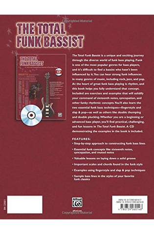 Image of The Total Funk Bassist: A Fun and Comprehensive Overview of Funk Bass Playing (The Total Bassist)