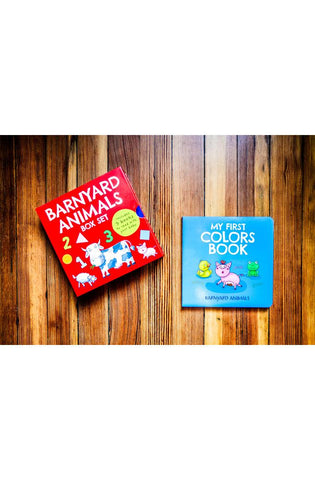 Image of The Barnyard Animals Box Set: My First Board Book Library (Barnyard Basics)