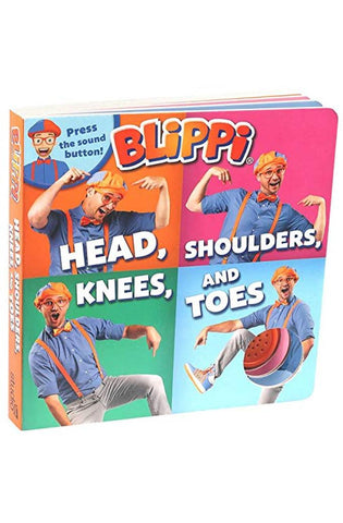 Image of Blippi: Head, Shoulders, Knees, and Toes (1-Button Sound Book)