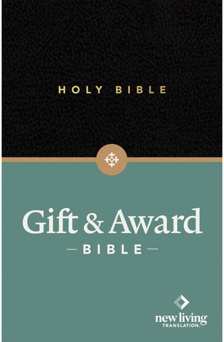Image of Gift and Award Bible NLT (Imitation Leather, Black, Red Letter)