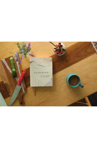 Image of Flourish: The NIV Bible for Women, Hardcover, Multi-color/Cream, Comfort Print