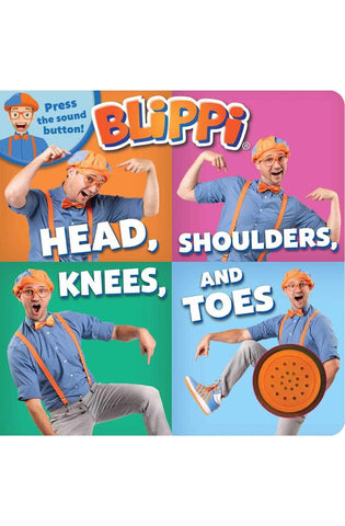 Image of Blippi: Head, Shoulders, Knees, and Toes (1-Button Sound Book)