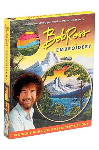 Image of Bob Ross Embroidery (Embroidery Craft)