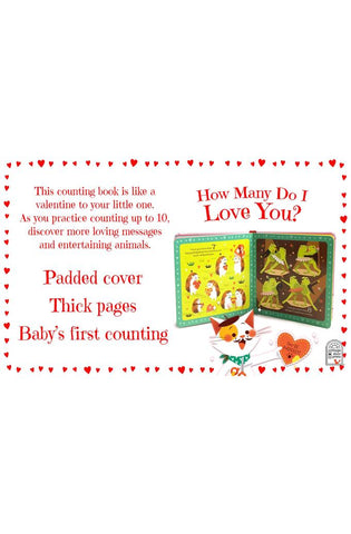 Image of How Many Do I Love You? A Valentine Counting Padded Picture Board Book, Ages 1-5 ( )