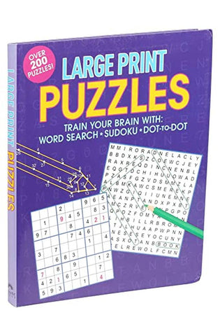 Image of Large Print Puzzles (Large Print Puzzle Books)