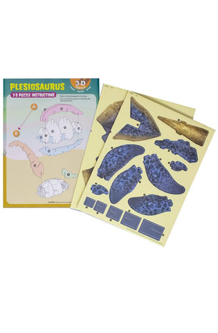 Image of Plesiosaurus 3-D Puzzle & Activity Book