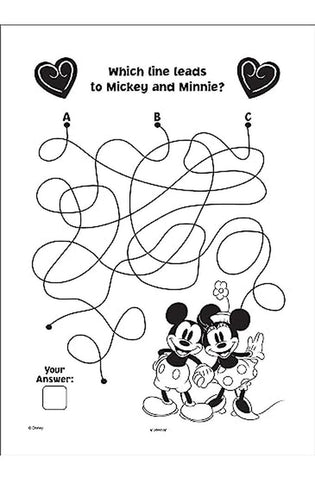 Image of Disney Minnie: Share the Love: Colortivity with Stickers