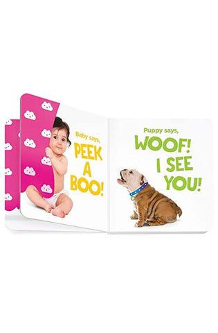 Image of Who Says Peekaboo?: A Highlights First Hide-and-Seek Book (Highlights Baby Mirror Board Books)