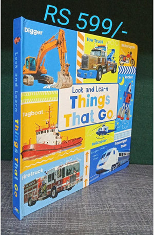 Look and Learn Things that Go - Kids Books - Childrens Books - Toddler Books by Page Publications