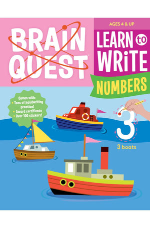 Brain Quest Learn to Write: Numbers