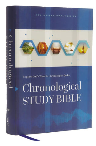 Image of NIV, Chronological Study Bible, Hardcover, Comfort Print: Holy Bible, New International Version