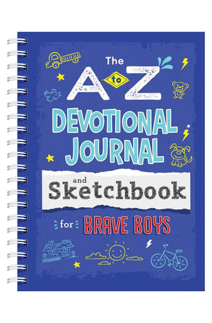 A to Z Devotional Journal and Sketchbook for Brave Boys