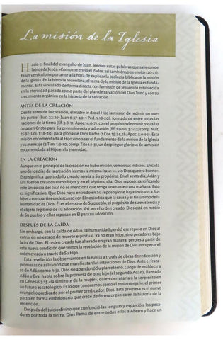 Image of Biblia RVR 1960 de Estudio Temática Miguel Nuñez Símil Piel Negro