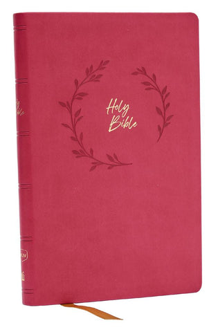 Image of NKJV Holy Bible, Value Ultra Thinline, Pink Leathersoft, Red Letter, Comfort Print