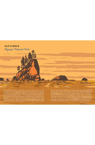 Image of National Parks 2025 Weekly Planner: July 2024 - December 2025