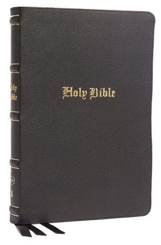 Image of KJV Holy Bible: Large Print Thinline Black Genuine Leather Red Letter Comfort Print: King James Version