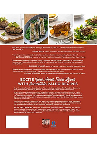Image of The Paleo Foodie Cookbook: 120 Food Lover's Recipes for Healthy, Gluten-Free, Grain-Free & Delicious Meals