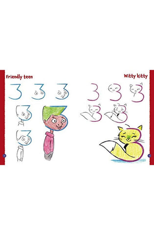 Image of Drawing Cartoons from Numbers and Letters