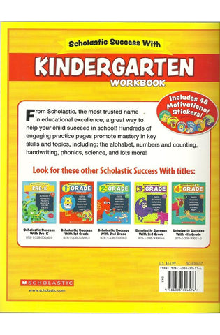 Image of Scholastic Success with Kindergarten Workbook