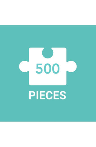 Image of Galison Afternoon Tea Puzzle, 500 Pieces, 20” x 20” - Floral Jigsaw Puzzle with a Beautiful Illustration by Victoria Ball - Thick Sturdy Pieces, Challenging Family Activity, Makes a Great Gift